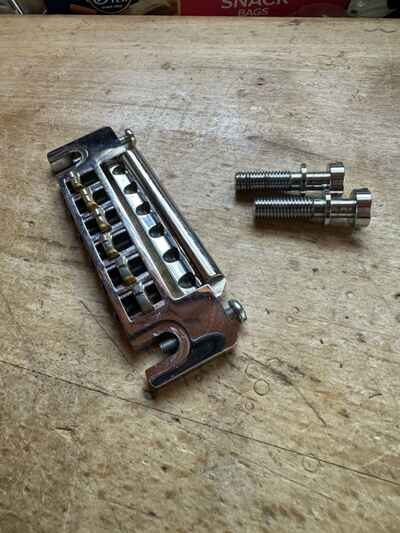 Vintage 1970??s 1980??s Schaller 455 Wraparound Adjustable Guitar Bridge Germany