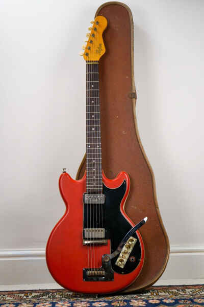 1962 Hofner Colorama II 164V (Selmer) Red - Made in Germany w /  Original Case