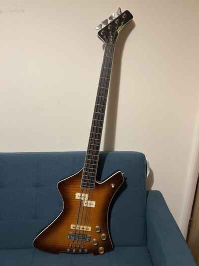 Washburn B-20 8 String Bass original early 1980s model Flame Top Rare Guitar