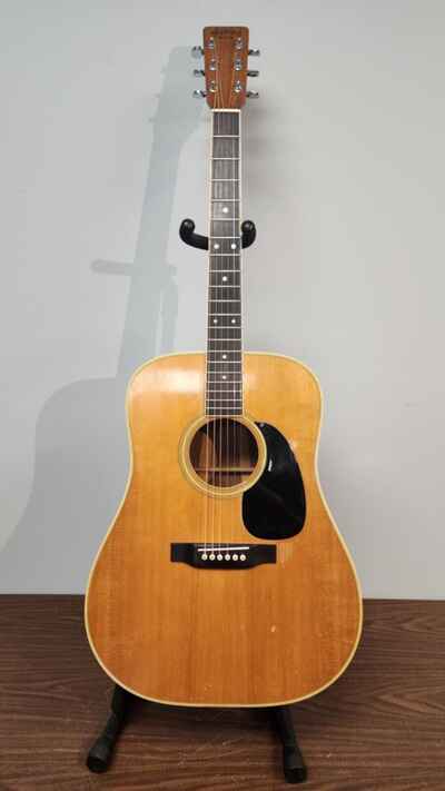 1972 Martin & Co D-35 Acoustic Guitar Natural w /  Original Hard Case (SN 300743)