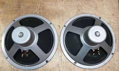 Pair Of Vintage Elac 10" Speakers Vox Watkins Etc