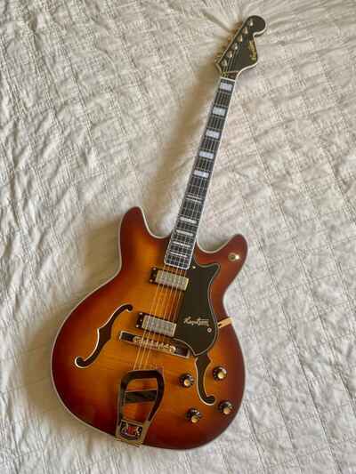 Hagstrom - Vintage Sunburst ??67 Viking II Semi Hollow Body! VIK67-G-VSB