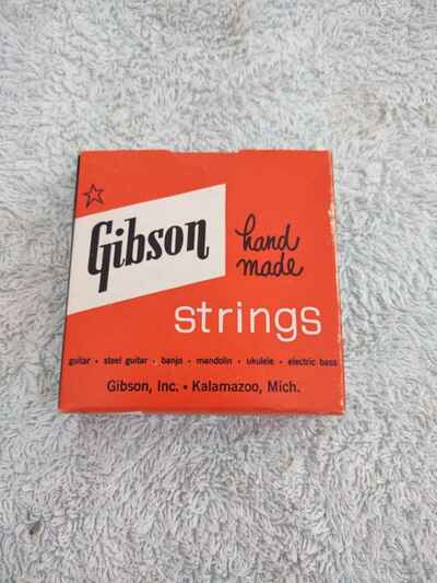 SET 6 VINTAGE GIBSON ELECTRIC  GUITAR STRINGS Bronze D OR 4TH WOUND 1950s NO 136