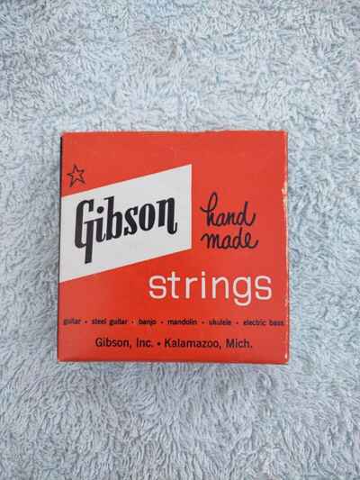 Set 6 VINTAGE GIBSON ELECTRIC GUITAR STRINGS GUITAR A OR 5TH WOUND 1950s No E285