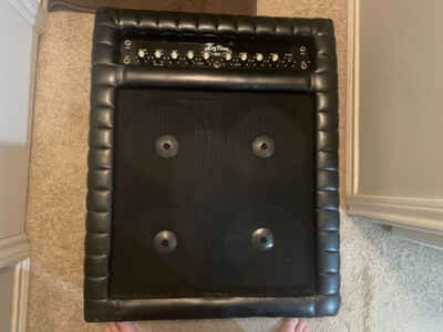 Vintage Kustom Guitar Amp - Model K 100C-8, Black roll combo