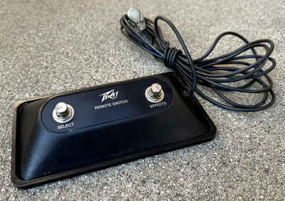 Vintage Peavey Multi-Purpose 2-Button Footswitch Black