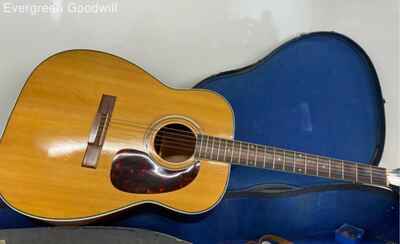 1962 Harmony H703 Acoustic Guitar w /  Case