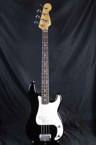 1983 Fender Elite I Precision Bass Active TBX Black w / Rosewood Board & HSC