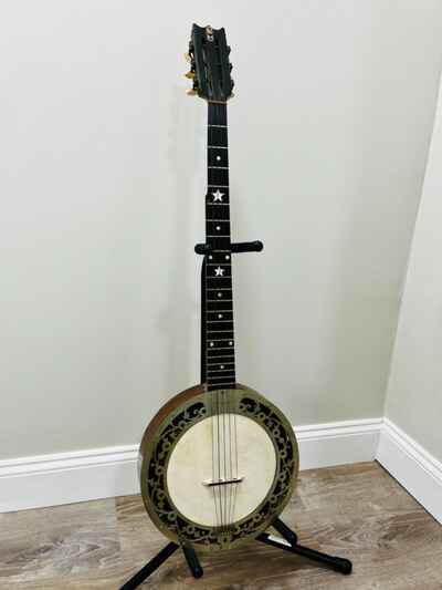 1890s Vintage Arthur J. Wilmshurst 5-String Zither Banjo ?? Handmade in England