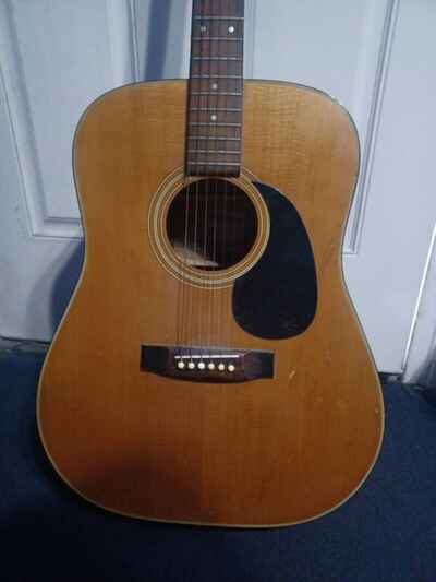 Vintage Fender F-35 Dreadnought 1970s Acoustic Guitar