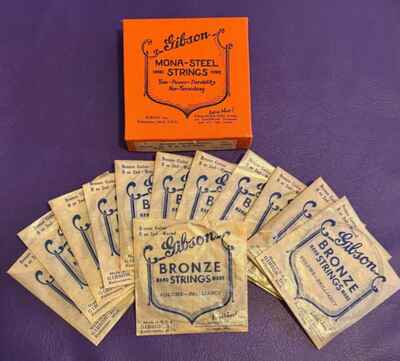 Vintage 1930s 1940s Gibson Script Logo Strings Advanced Jumbo J-200 J-45 Pre War