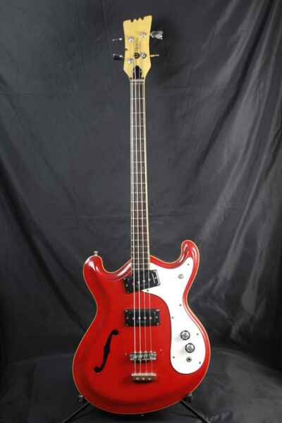 1967 MOSRITE COMBO BASS Very Rare USA Made Hollow-body Bass Excellent Condition!