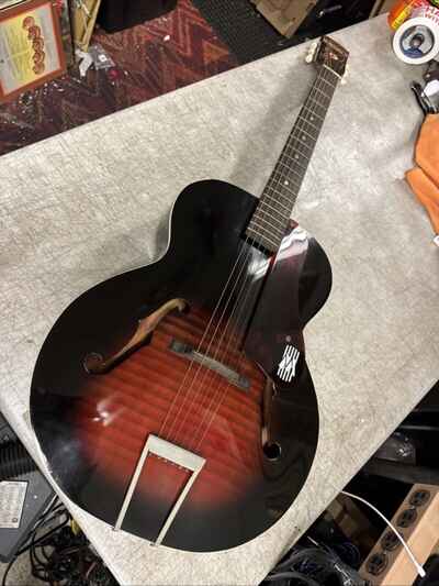 1955 Kay K-35 Baritone Archtop  Acoustic Guitar  /  Hard to find