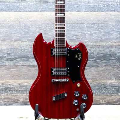 Guild S-100 Polara Solid Mahogany Body Cherry Red El. Guitar w / Case #KSG1301552