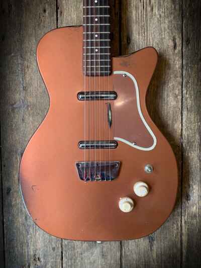 1957 Danelectro Baritone Guitar in Copper finish