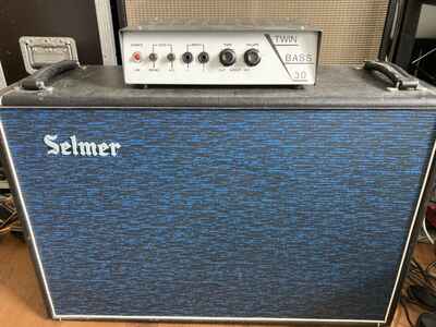 Selmer Twin Bass 30 Gitarren Amp Vintage + Box 1x12  Vox Sound