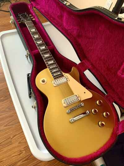 Vintage 1972 Gibson Les Paul Deluxe Goldtop Serial Number 773625 Pots 1377251