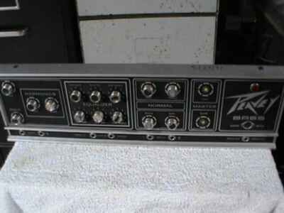 Peavey 400 Bass Guitar Amplifier Front Faceplate Preamp ASSY For Parts or Repair