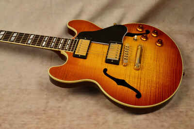 Vintage 1998 Gibson Custom Shop Paul Jackson Jr ES-346 Semi-Hollow Caramel Burst