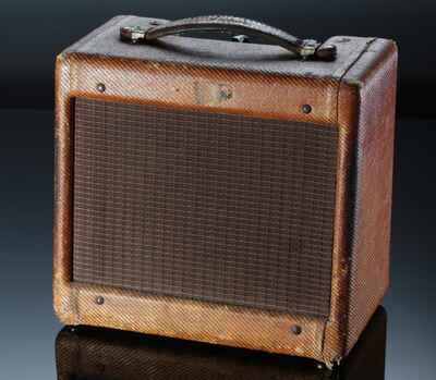 1955 Vintage Fender Tweed Champ Amp 5E1 Tube Guitar Combo Amplifier