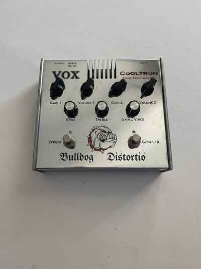 Vox Cooltron Bulldog Distortion Tube Technology Guitar Effect Pedal