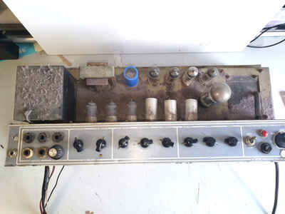 Vox AC 30 grey panel chassis, ca. 1965, ungeprüft, mit DIY Einhausung