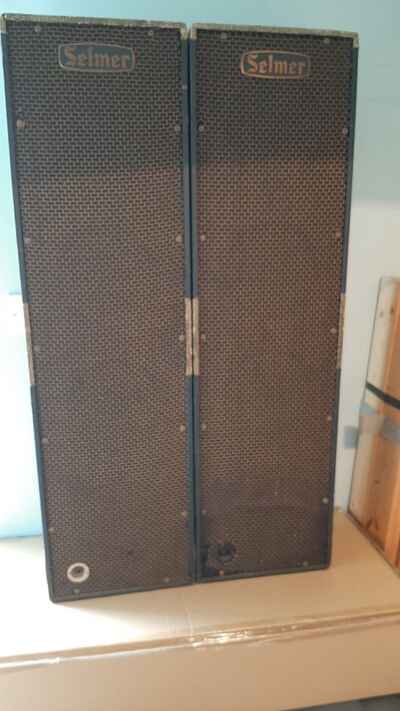 Selmer PA 4x10 PA Column 1967 - vintage cabinet pair