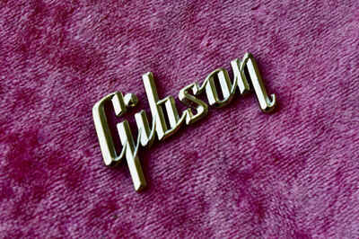 Vintage 1959 Gibson Flying V Headstock Badge - Super Rare! 1958