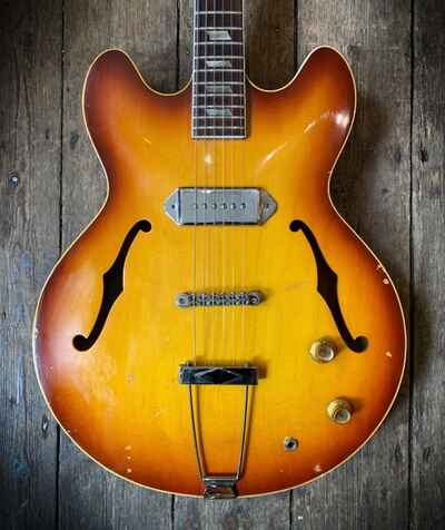 1962 Epiphone CASINO - E230T Single pickup model in Sunburst Finish