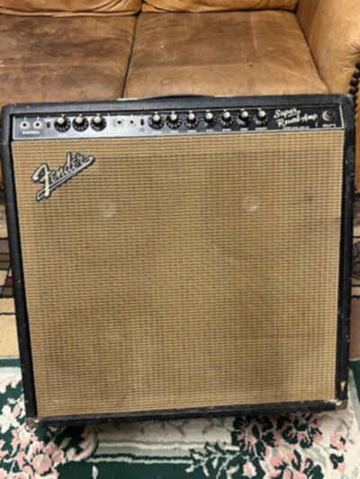 Fender Super Reverb 2-Channel 40-Watt 4x10" Guitar Combo 1966 - Black Panel