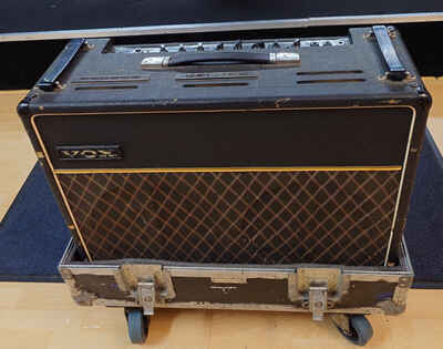 Vox AC30 Top Boost 1969 guitar amp original Silver Alnico Speakers + Flightcase