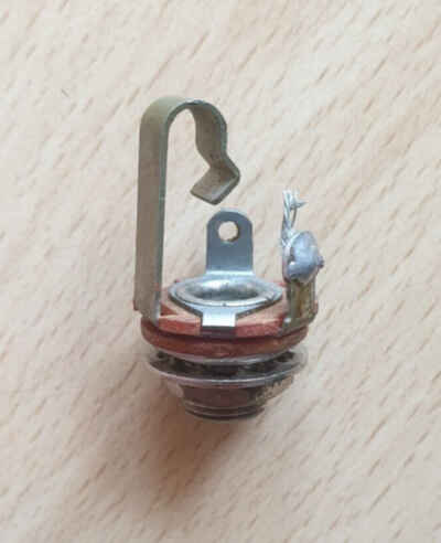 Vintage Original Fender 1960s Switchcraft Input / Output Jack Socket