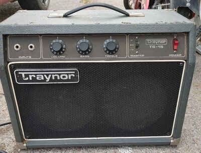 TRAYNOR TS-15 Guitar Amplifier Vintage Made in Toronto Canada 1970s