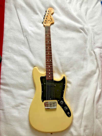 Fender USA Musicmaster - Vintage 1978 - Electric Guitar Olympic white