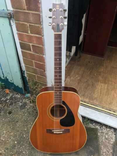 Yamaha FG180-1 Black Label Acoustic 1976