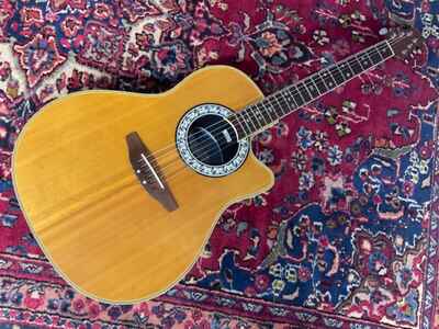 USA 1981 Ovation Celebrity Bowl Back Acoustic Guitar.