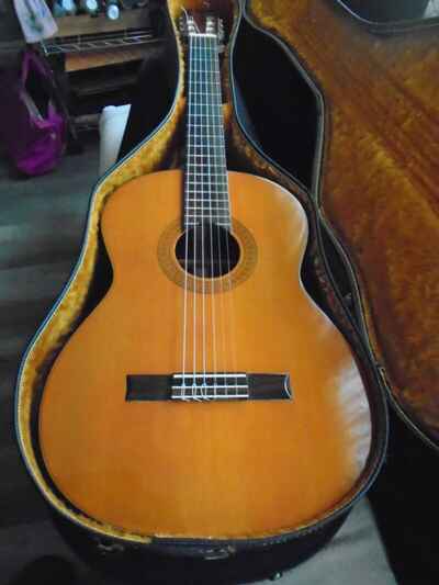 Aria concert guitar AC-8, MIJ, serial # 507