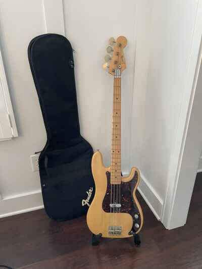 Vintage Lincoln Japan Precision Bass W /  Fender Gig Bag Case 7lb 15oz COOL PIECE