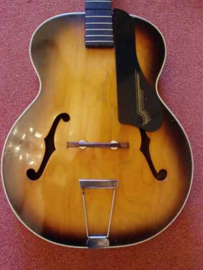 HARMONY BROADWAY H954 USA VINTAGE 1959 ARCHTOP GUITAR - DIY RESTORATION PROJECT.