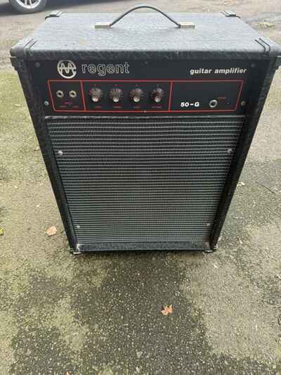 REGENT GUITAR AMP VINTAGE. Great sound and working fine.