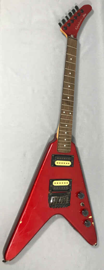 1980s  Epiphone by Gibson V-2MR / B Flying V Guitar Project FREE US Shipping!