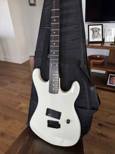 1980s Kramer American Baretta Pearl White Electric Guitar w /  Case