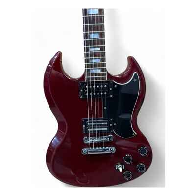 Vintage 1985 Gibson SG Burgundy Solid Body Electric Guitar