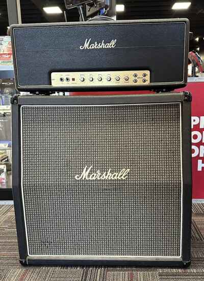 Vintage 1975 Marshall JMP MK2 Head + Matching 1960 A Cabinet Guitar Cabinet