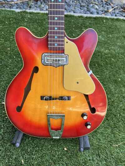 Vintage Fender Coronado W /  Case Electric /  Acoustic 1966