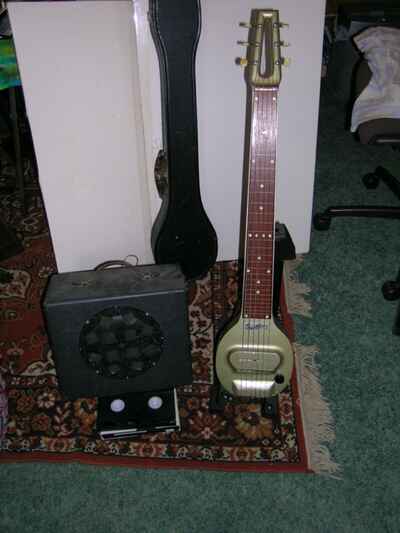 1935 Supro Lap Steel and original amp. Works Great !