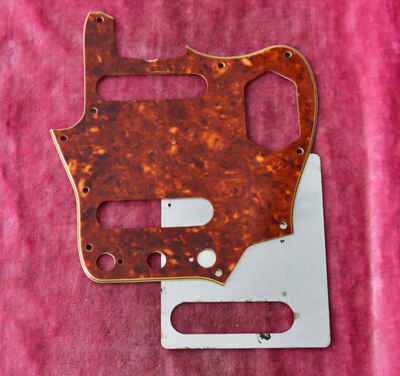 Vintage 1964 Fender Jaguar Tortoise Pickguard with Shield Pre-CBS very nice!!