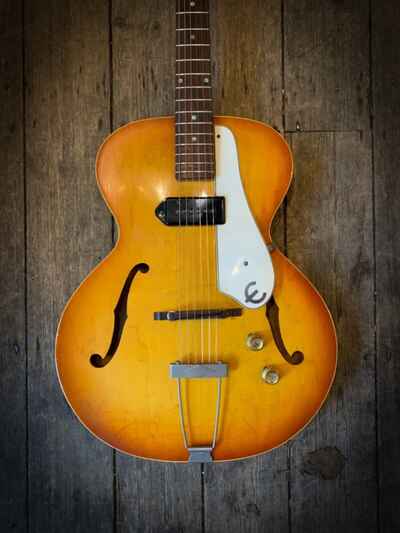 1965 Epiphone E422T Century in Sunburst with hard shell case