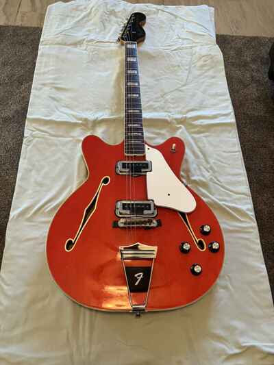 1967 Fender Coronado II Guitar. Original Sales Receipt!