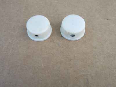 Pair of  Vintage 1960s 70s Kay Harmony Silvertone Daka-Ware 1 Inch Guitar Knobs